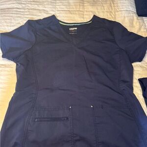 Scrubstar Women's Navy Blue set (L top XL bottoms)